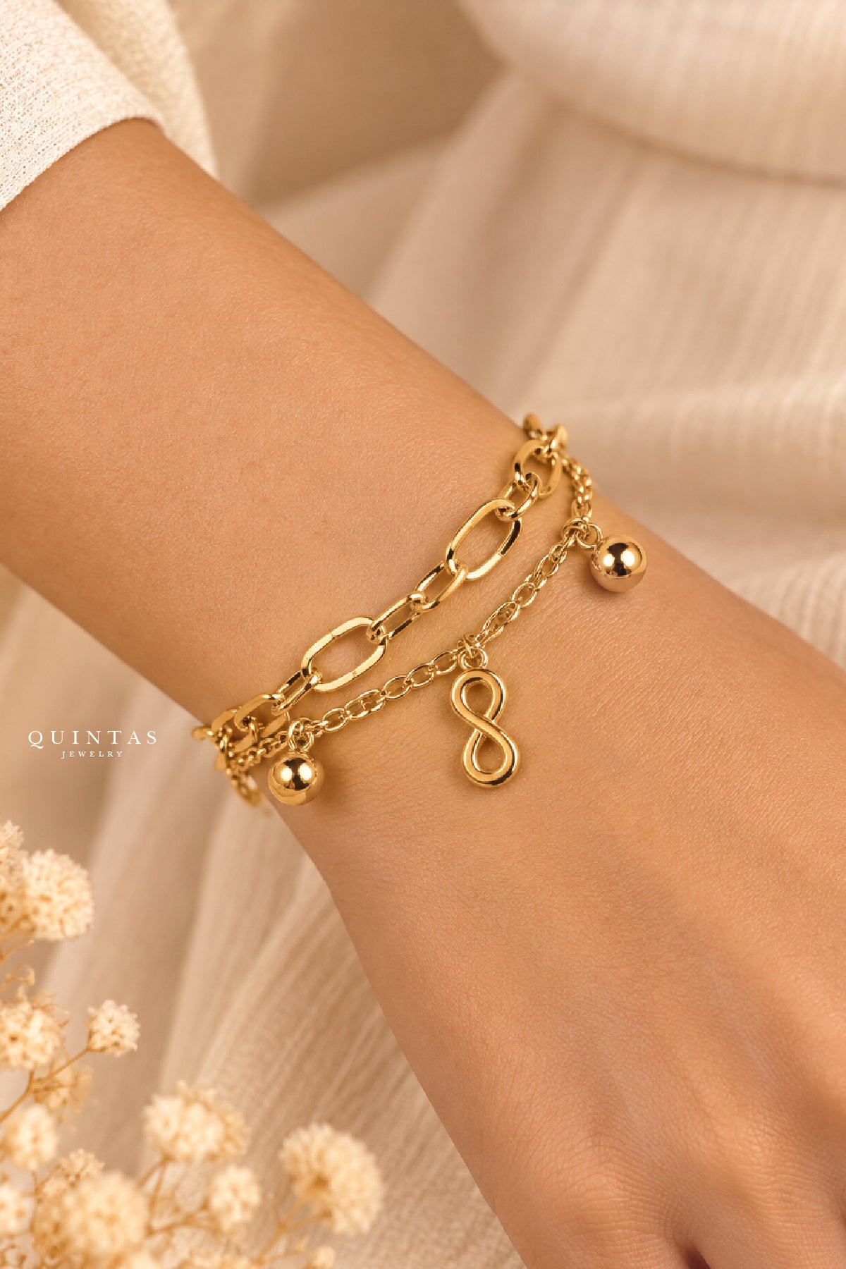 Infinity Layered Bracelet