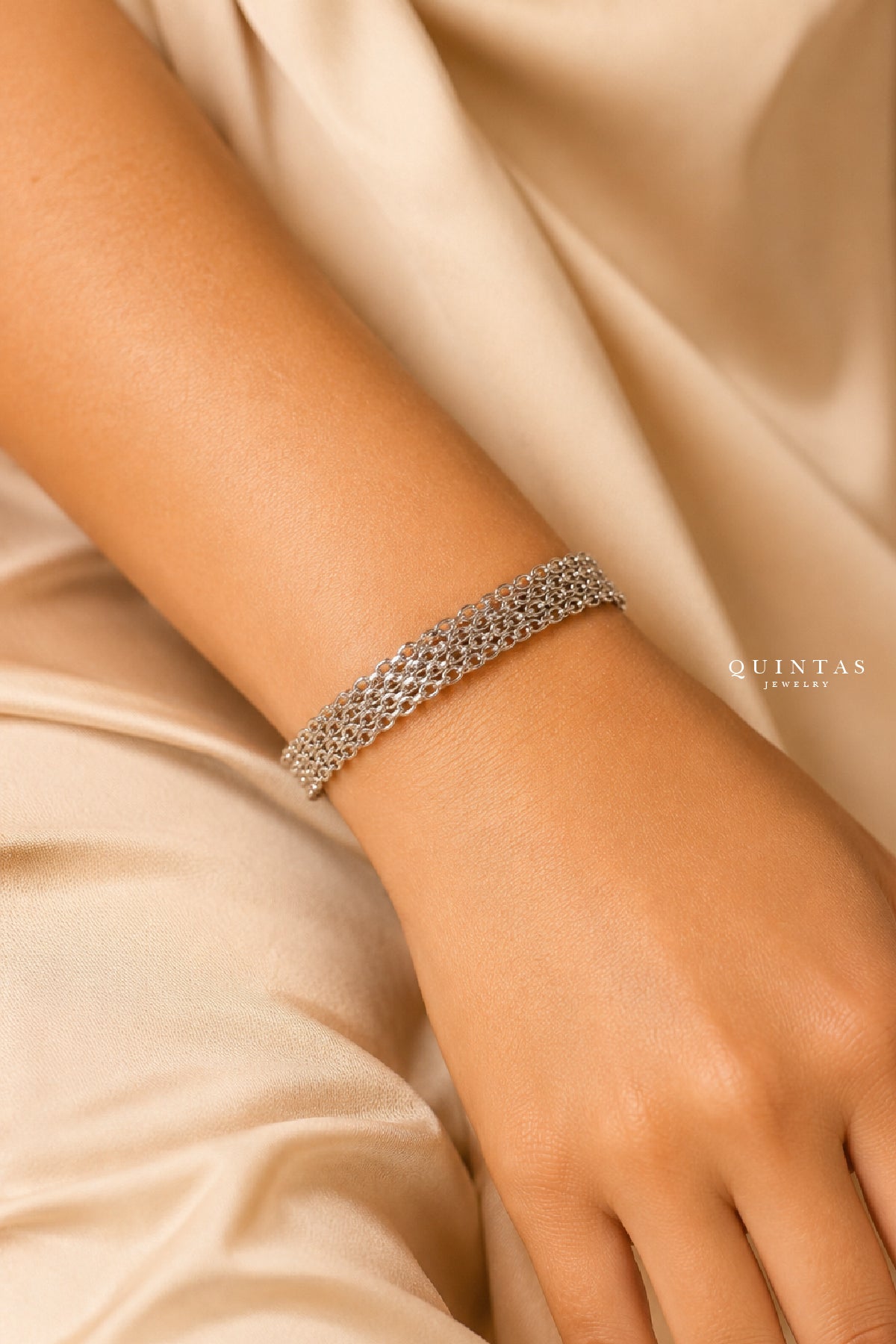Silver Mesh Bracelet
