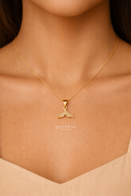 Sparkling Mermaid Tail Necklace