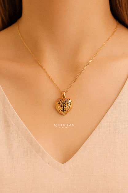 Aster Heart Necklace