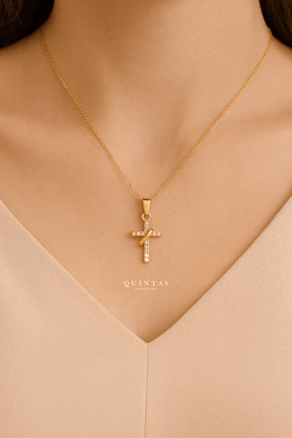 Infinity Cross Necklace