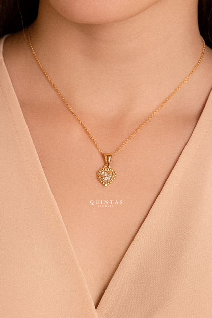 Carmela Heart Necklace