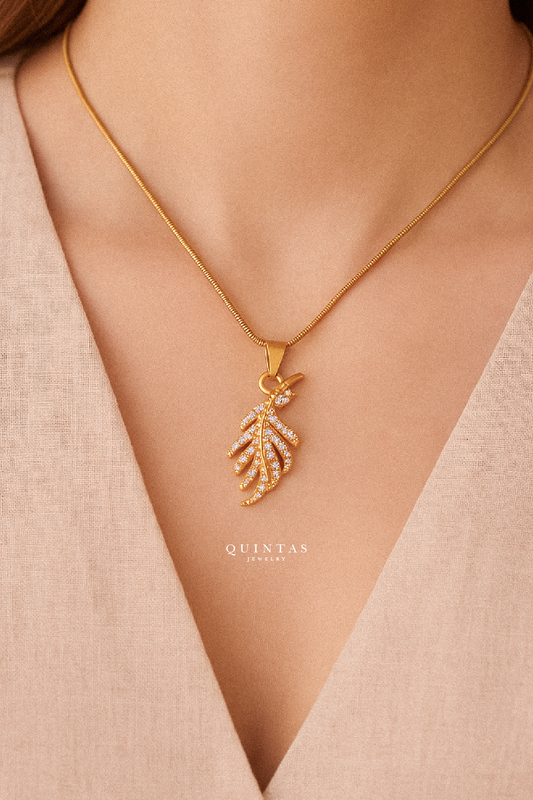 Leaf Charm Necklace