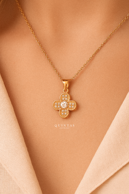 Diamond Clover Necklace