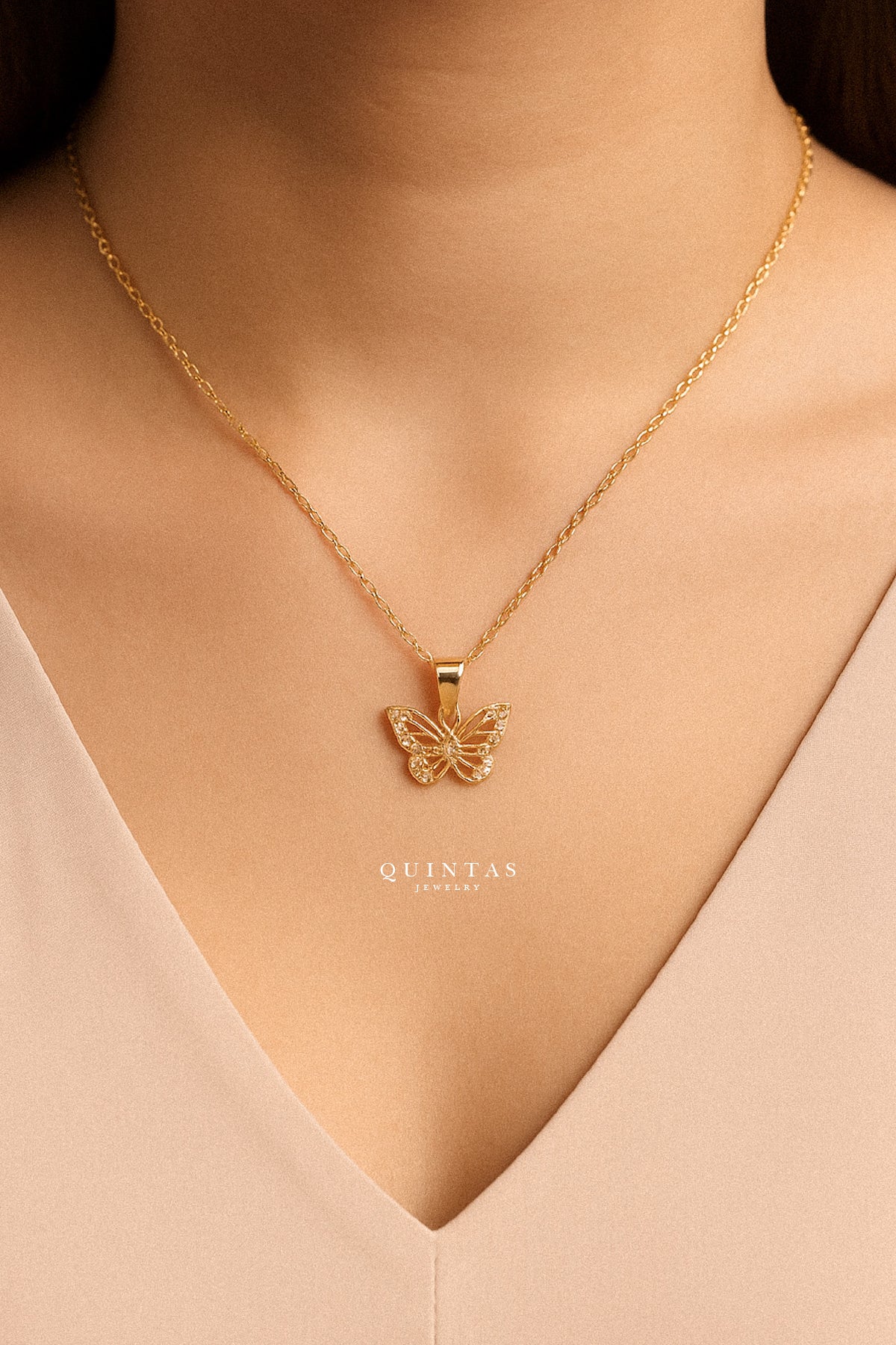 Freya Butterfly Necklace