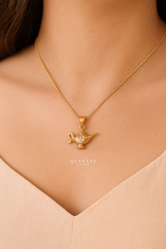 Aladdin Wish Lamp Necklace
