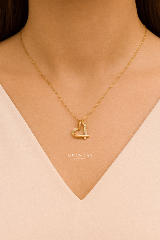 Ava Timeless Heart Necklace