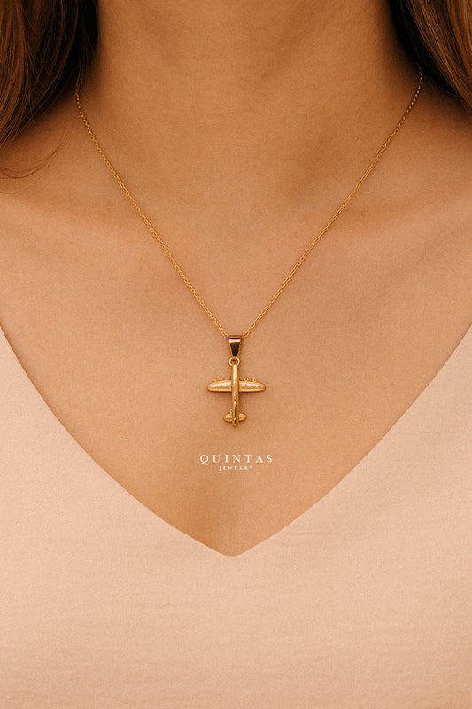 Air Force Plane Necklace