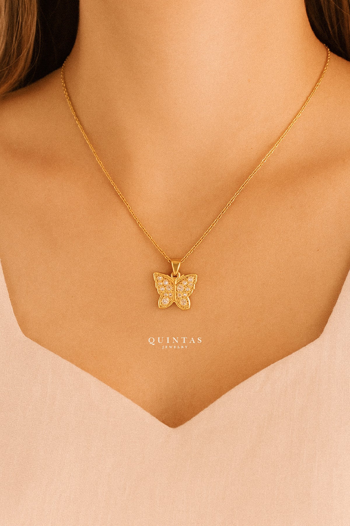 Emily Enchanted Butterfly Necklace