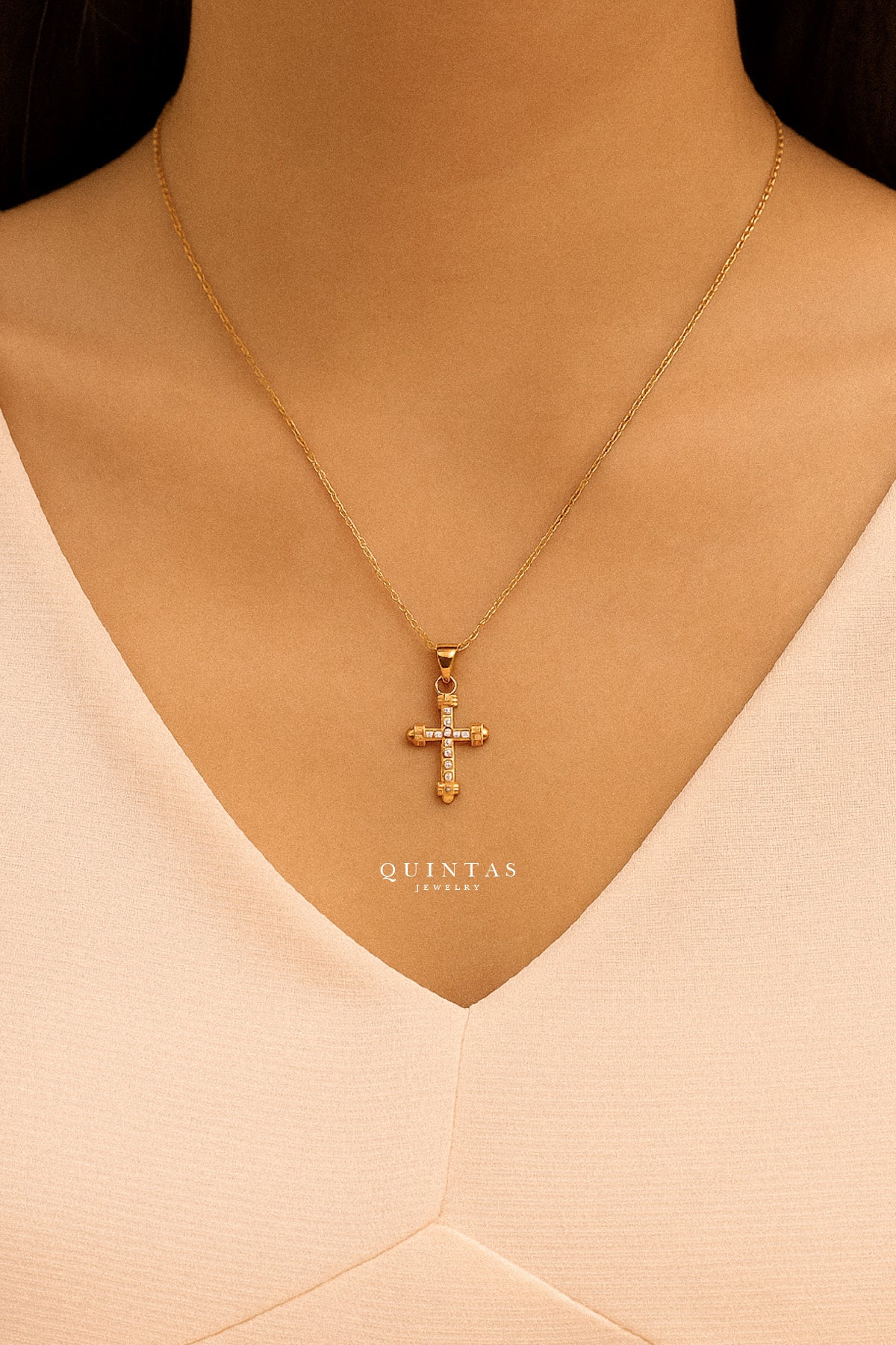 Cross Sparkle Necklace