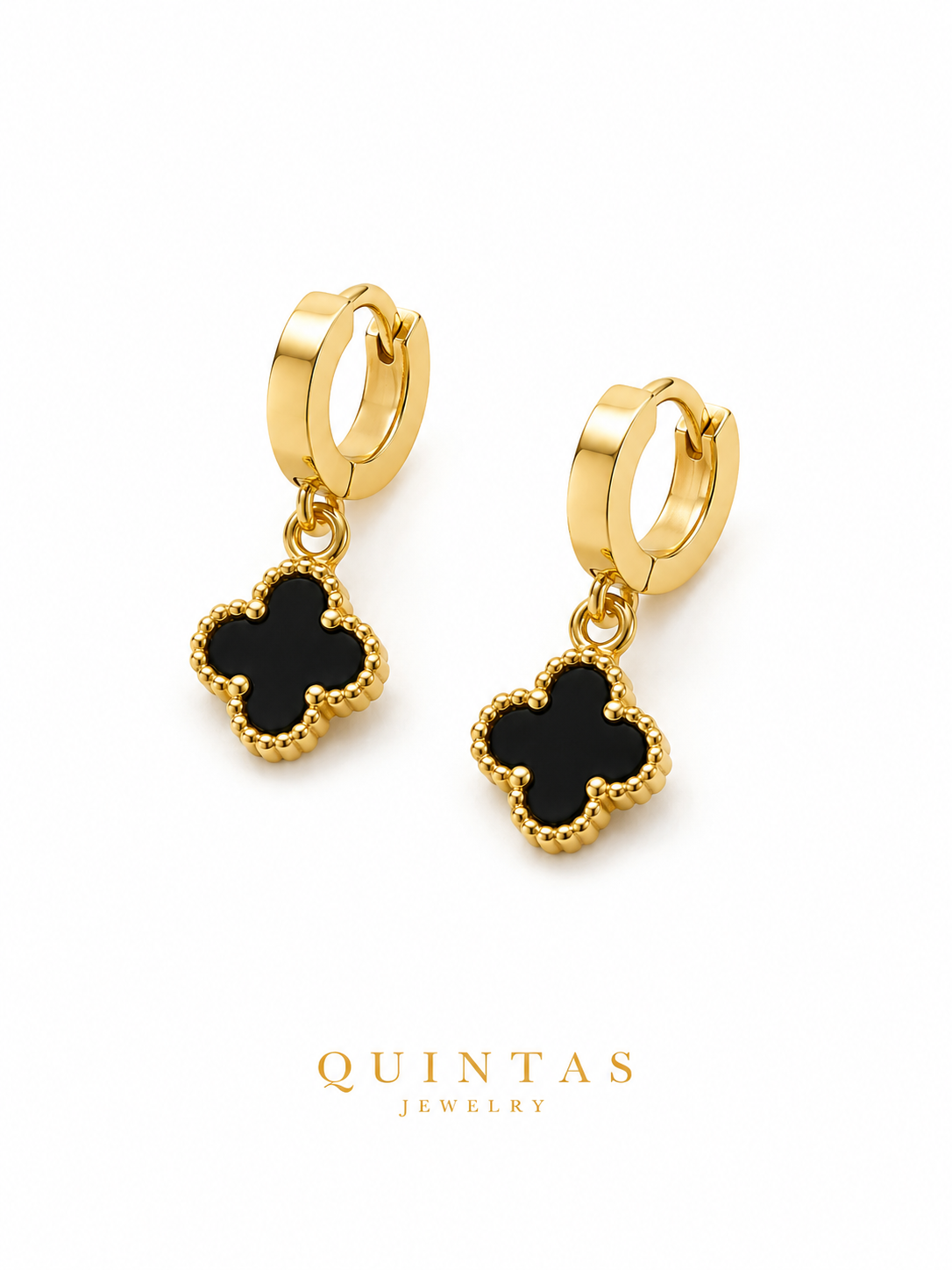 Clover Hoop Earrings