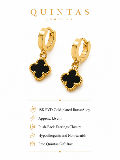 Clover Hoop Earrings