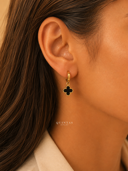 Clover Hoop Earrings