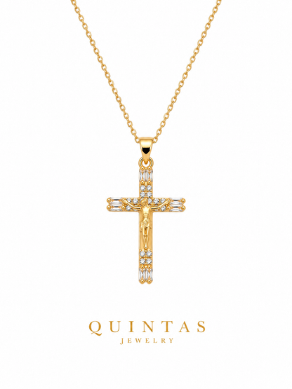 Veritas Crucifix Necklace