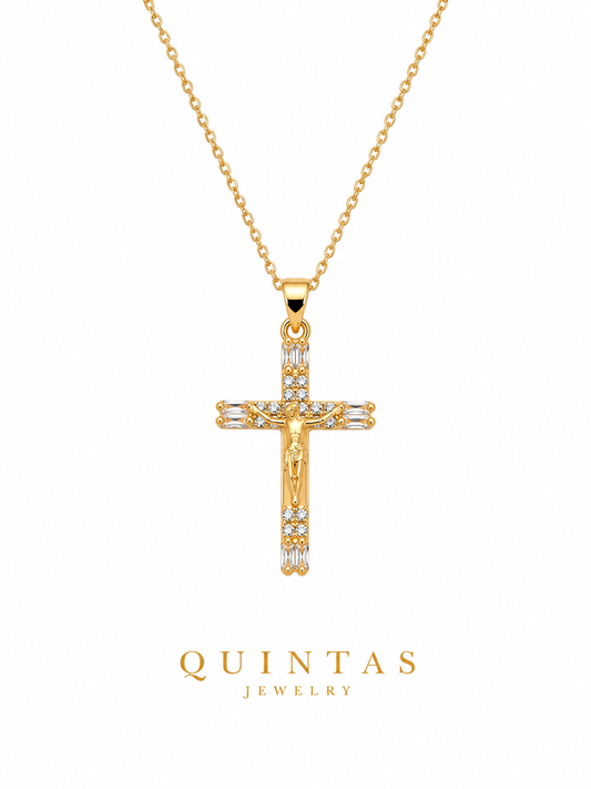 Veritas Crucifix Necklace