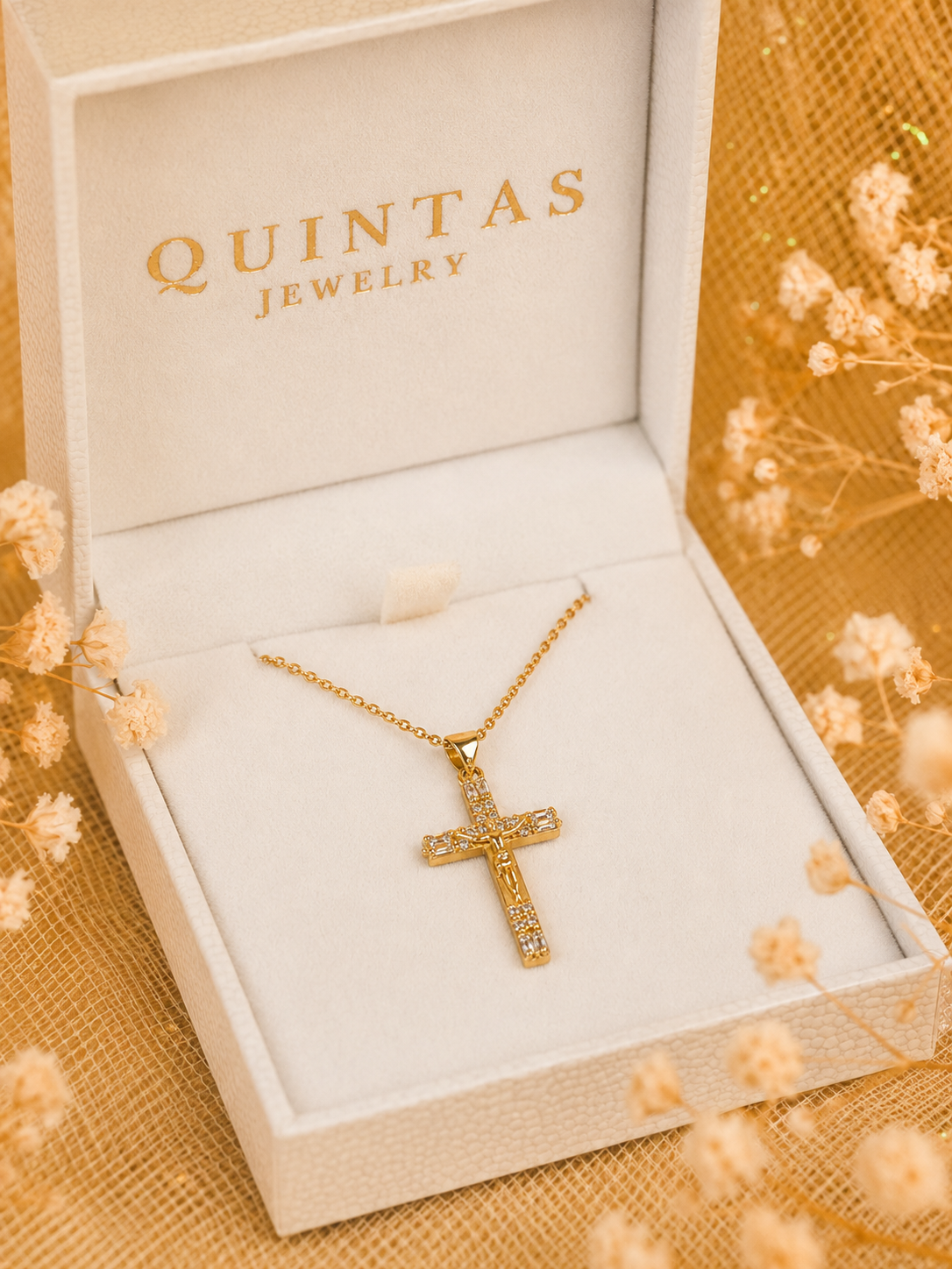 Veritas Crucifix Necklace