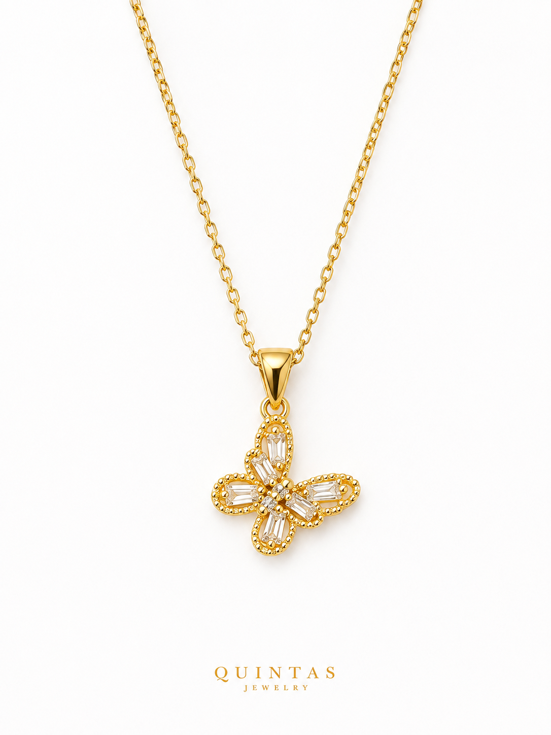Amorette Butterfly Necklace