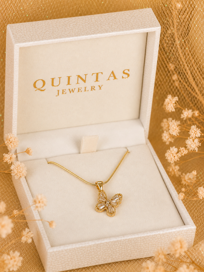 Amorette Butterfly Necklace