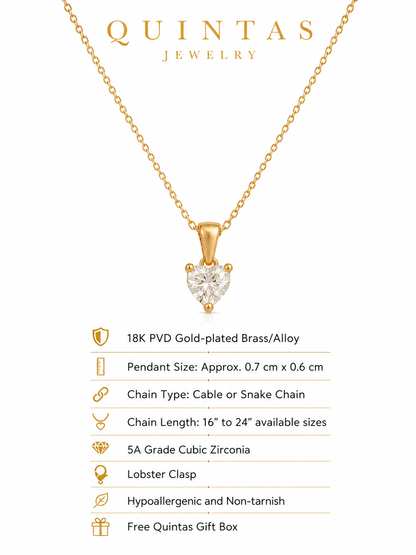 Diamond Heart Necklace