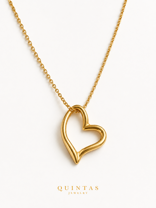 Claire Open Heart Necklace