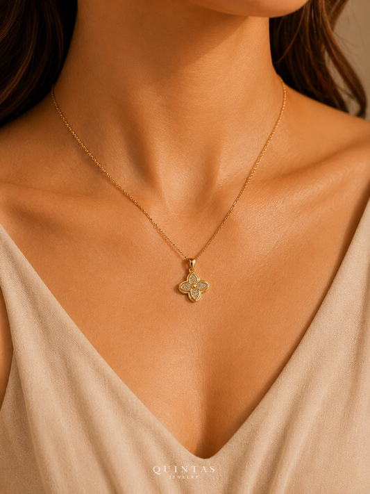 Amelie Clover Necklace