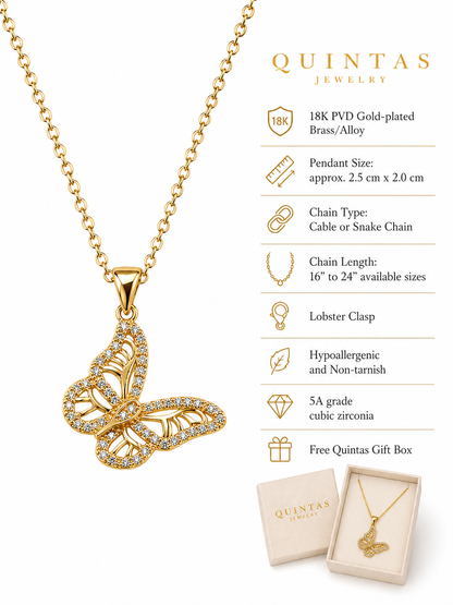 Marielle Butterfly Necklace