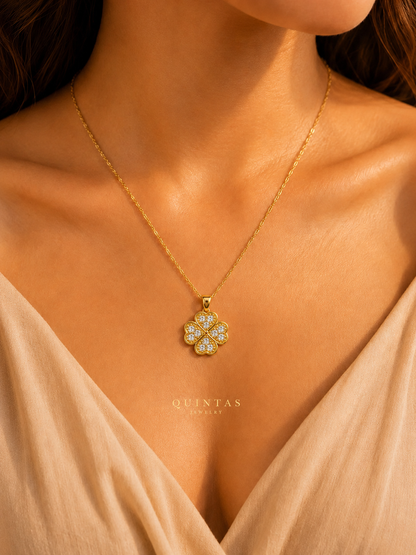 Cherie Clover Necklace