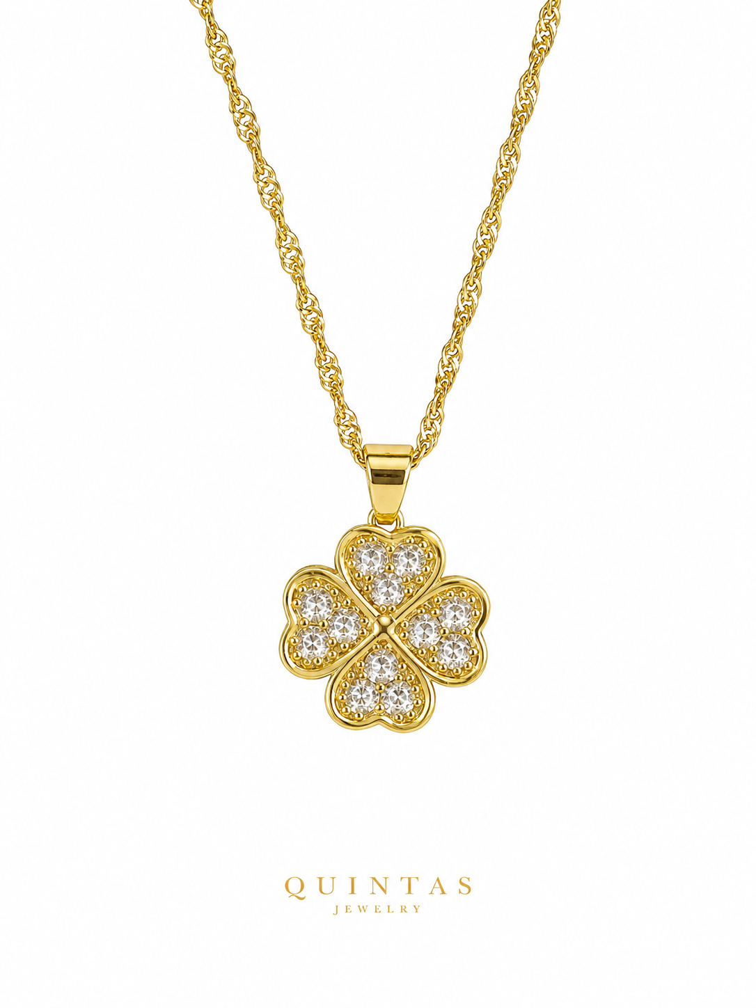 Cherie Clover Necklace