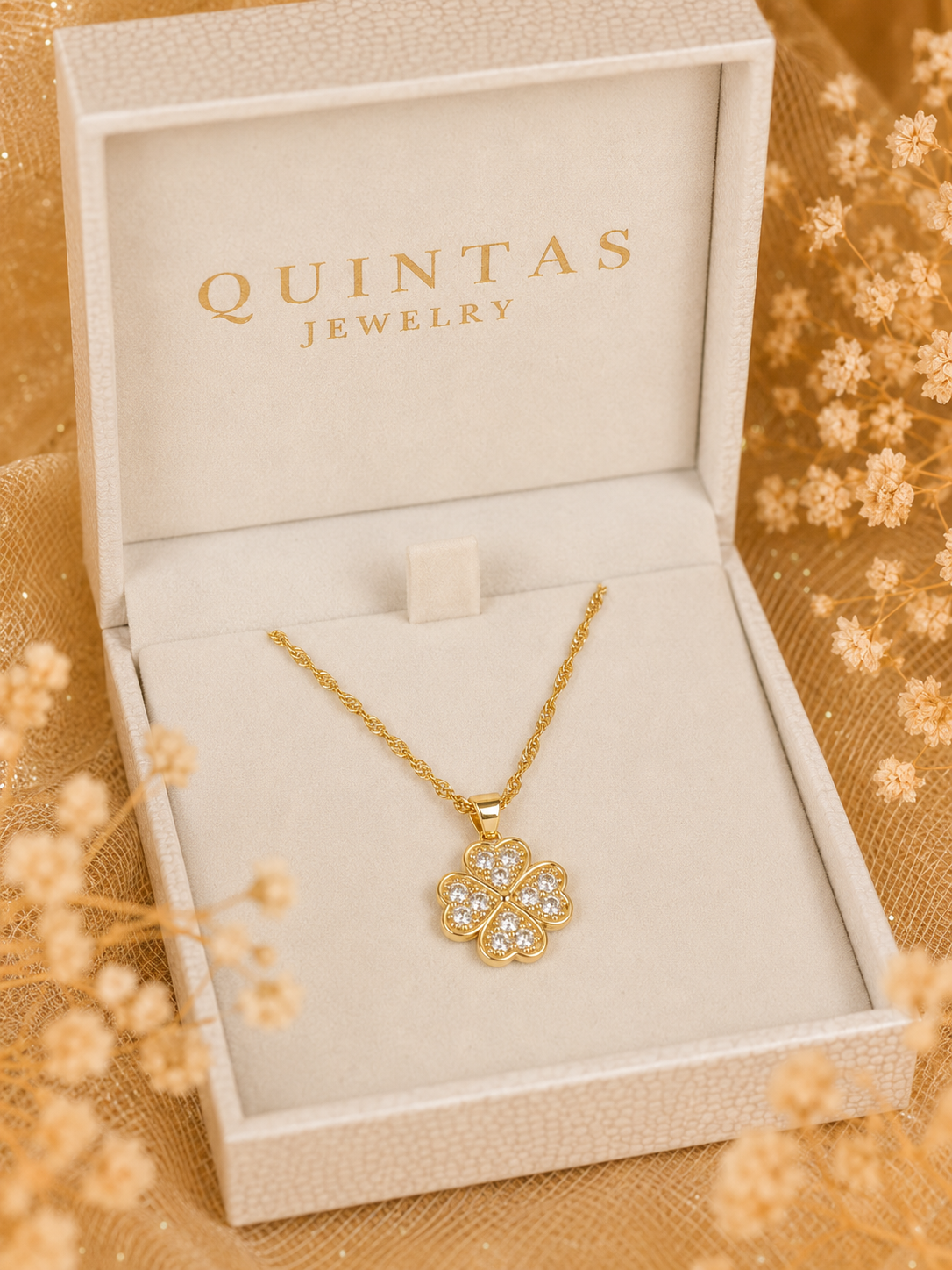 Cherie Clover Necklace