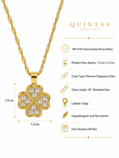 Cherie Clover Necklace