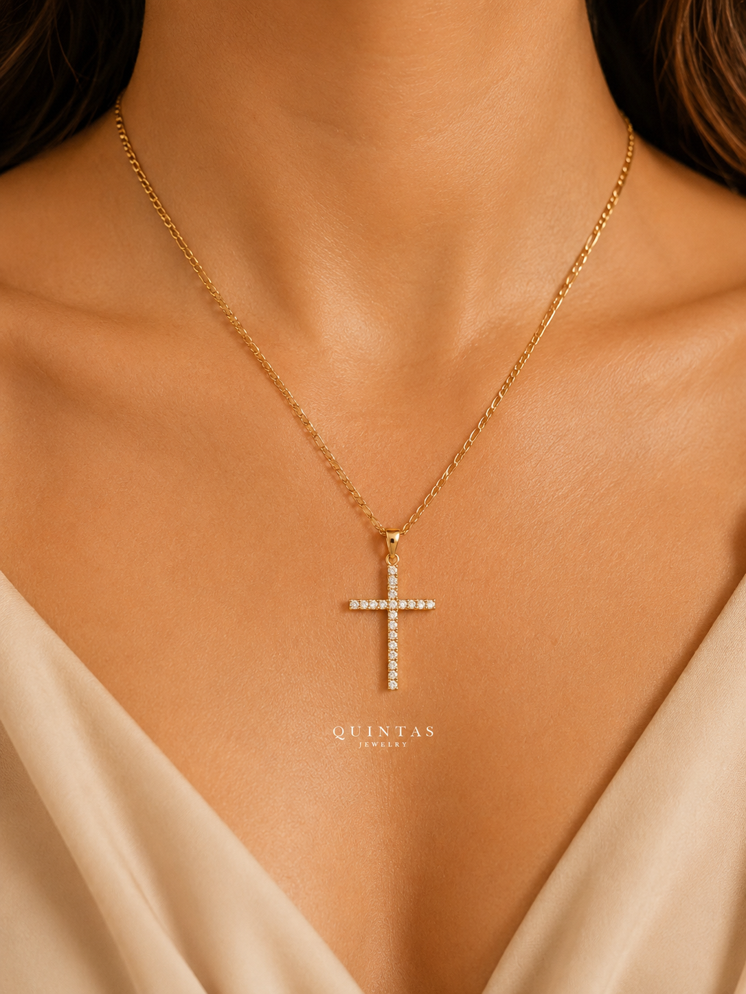 Solace Cross Necklace