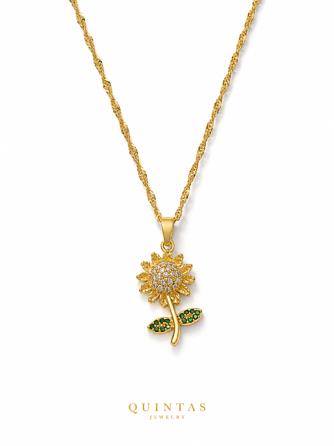 Solea Sunflower Necklace