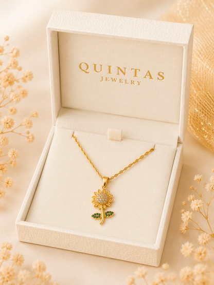 Solea Sunflower Necklace