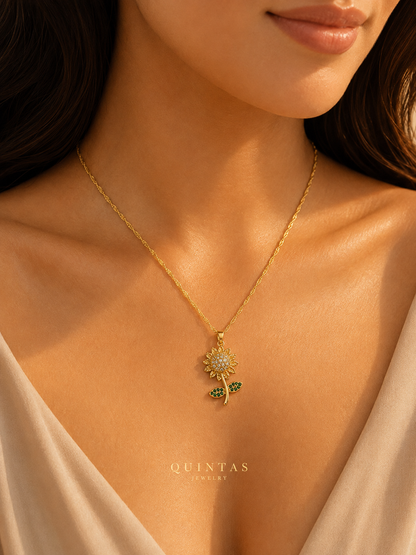 Solea Sunflower Necklace