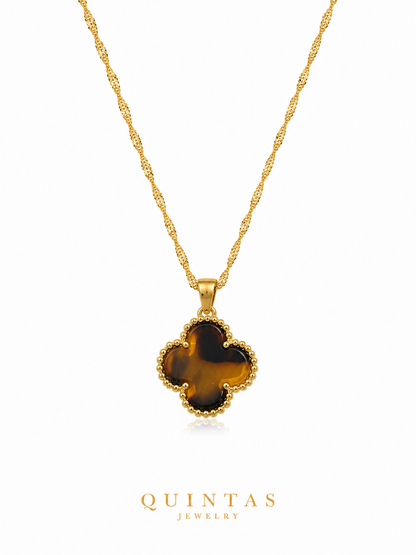 Auburn Clover Necklace