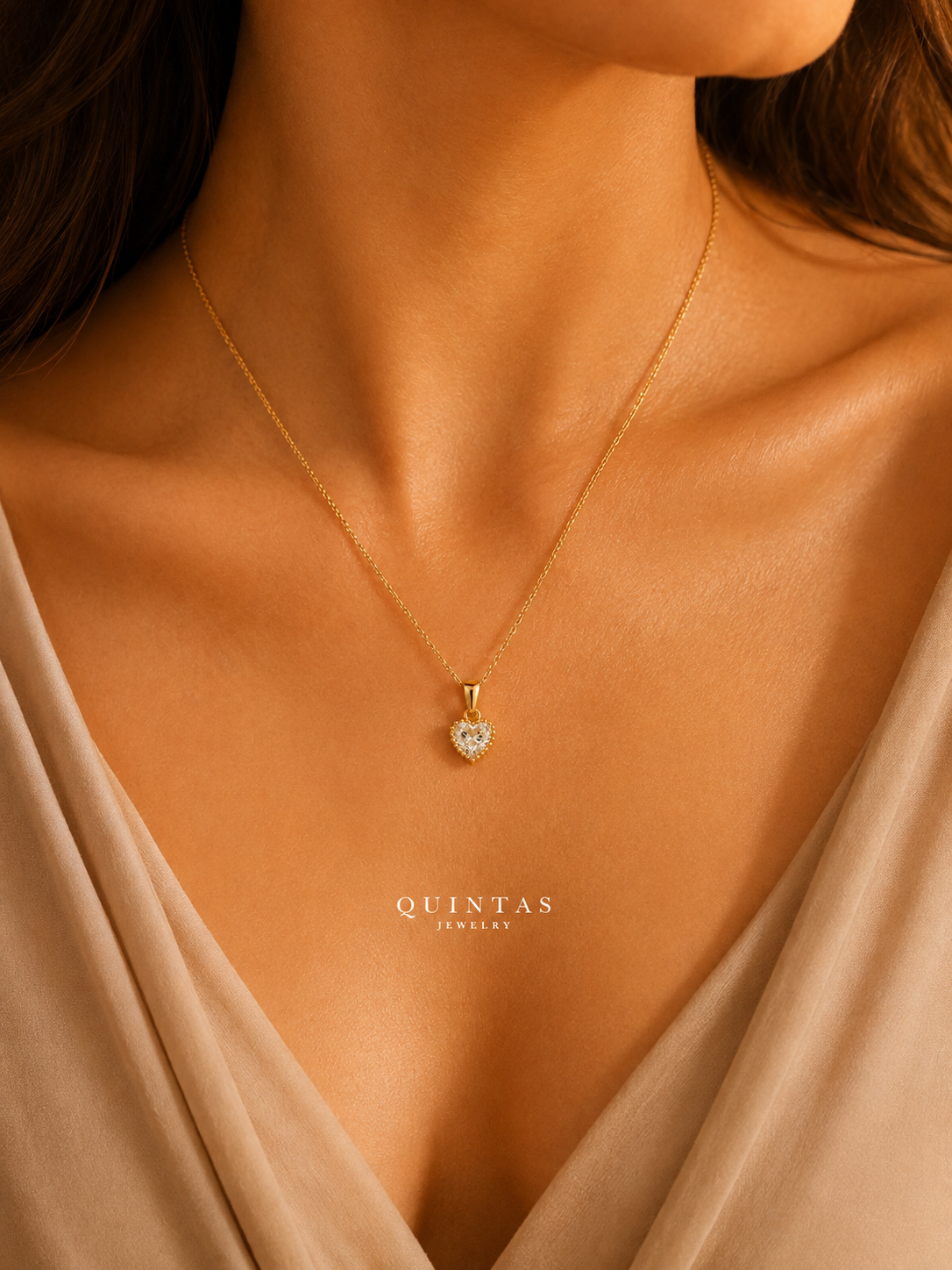 Crystal Heart Necklace