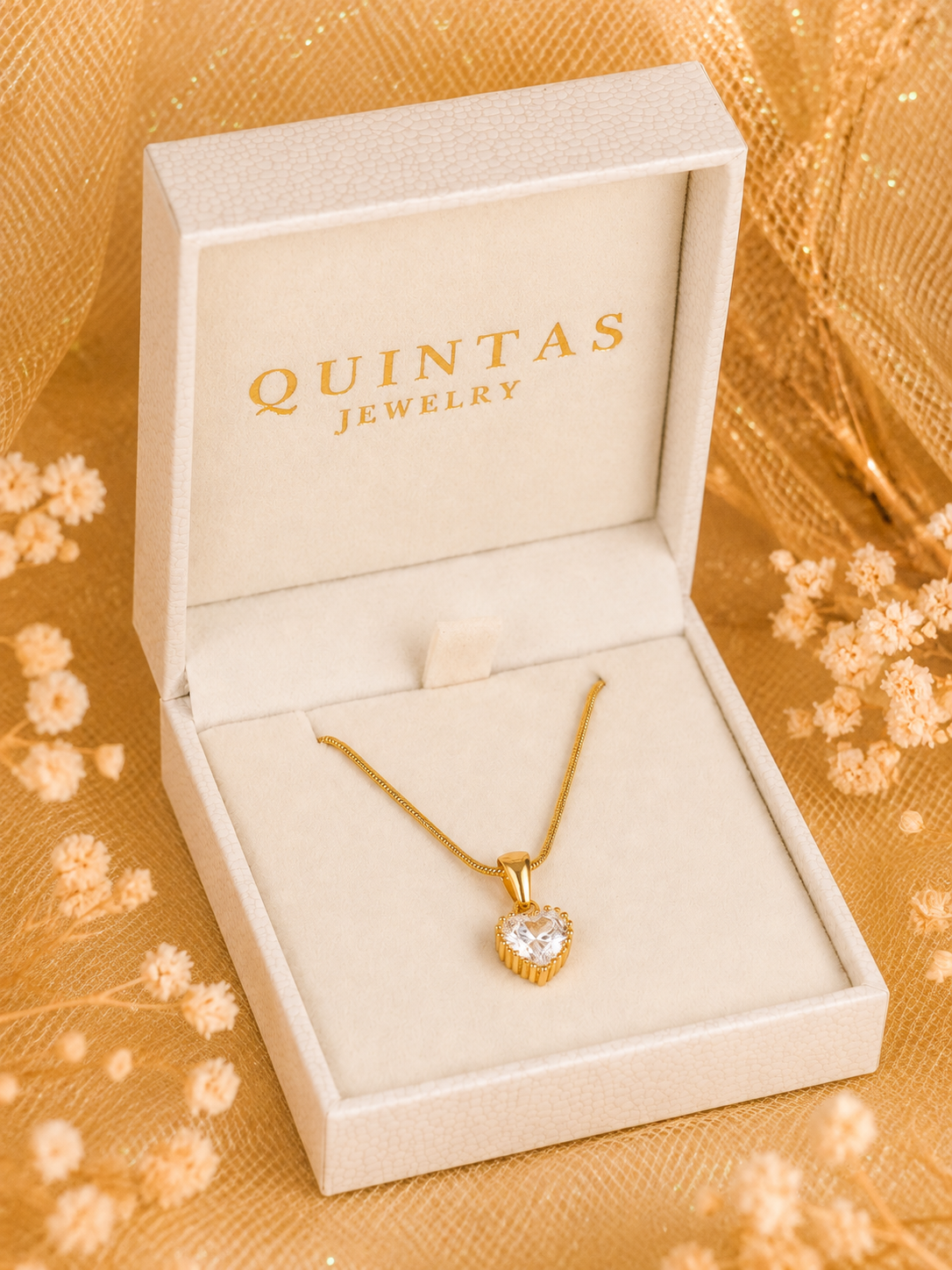 Crystal Heart Necklace