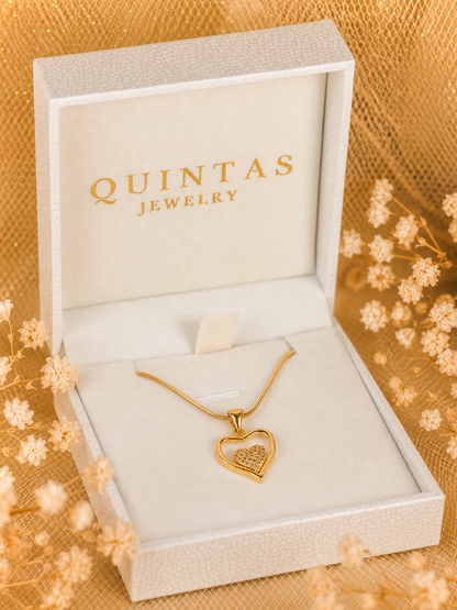 Amora Twin Heart Necklace