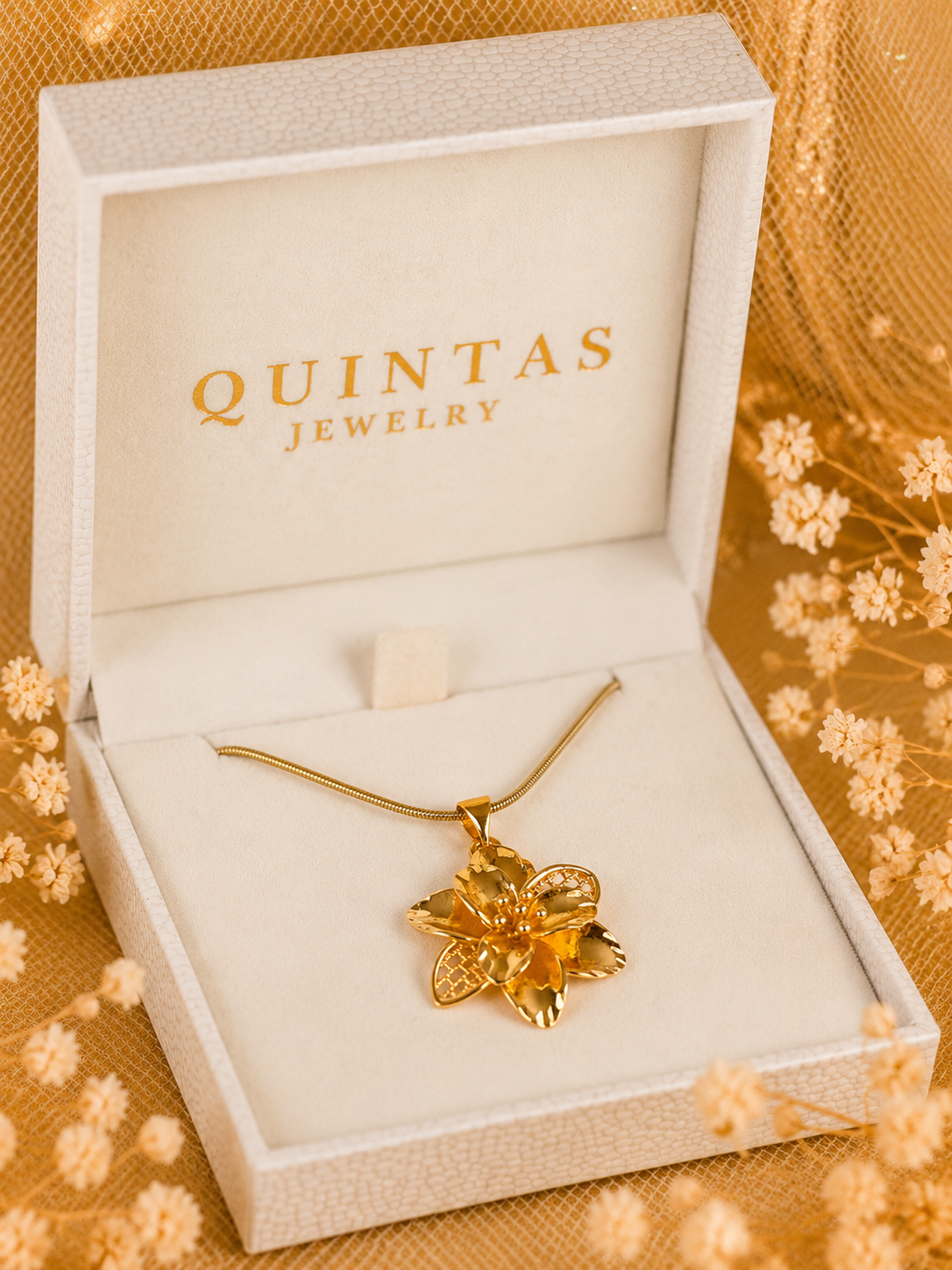 Florienne Golden Bloom Necklace