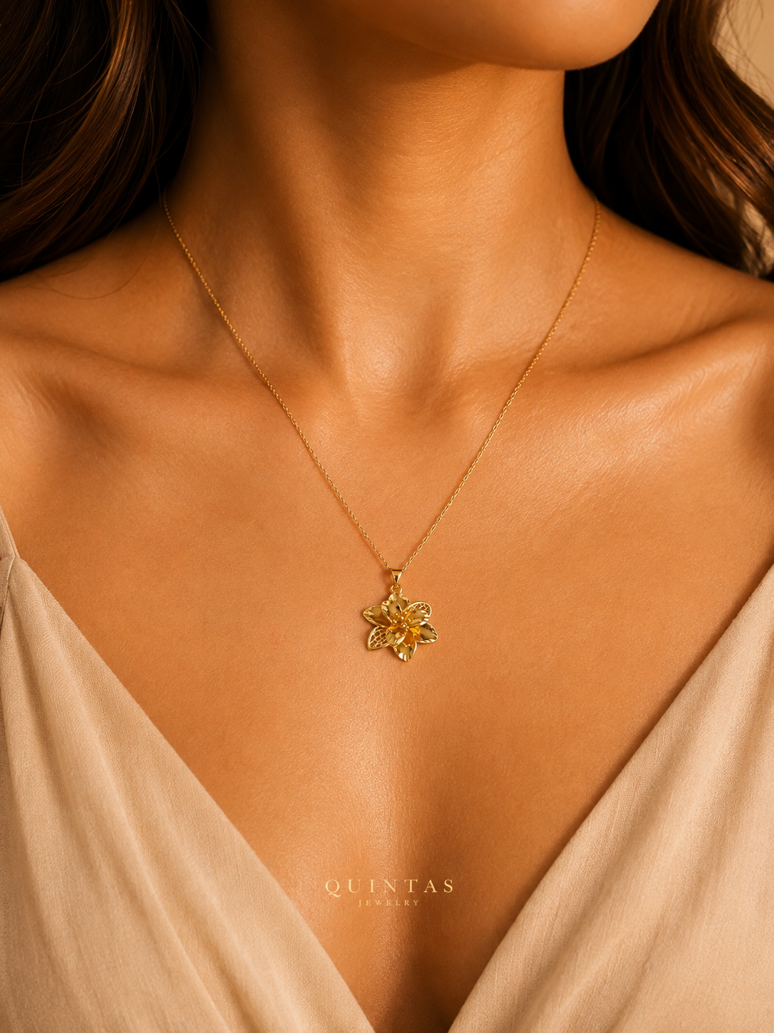 Florienne Golden Bloom Necklace