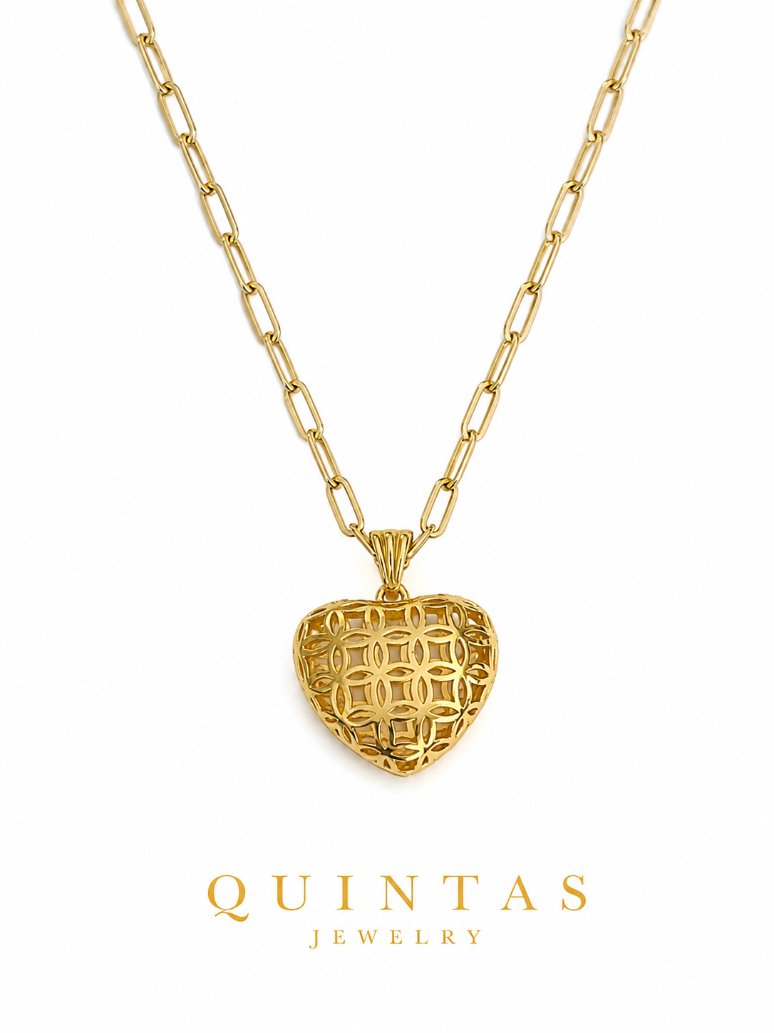 Woven Heart Necklace
