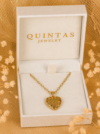 Woven Heart Necklace