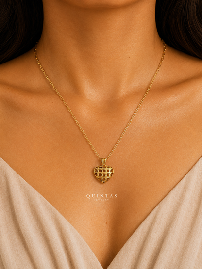 Woven Heart Necklace