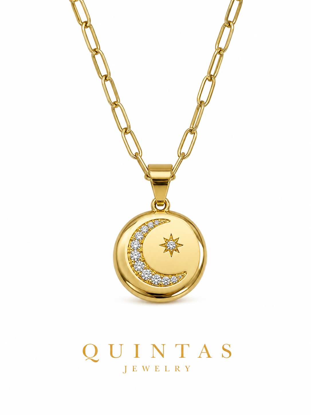 Guiding Star Medallion Necklace