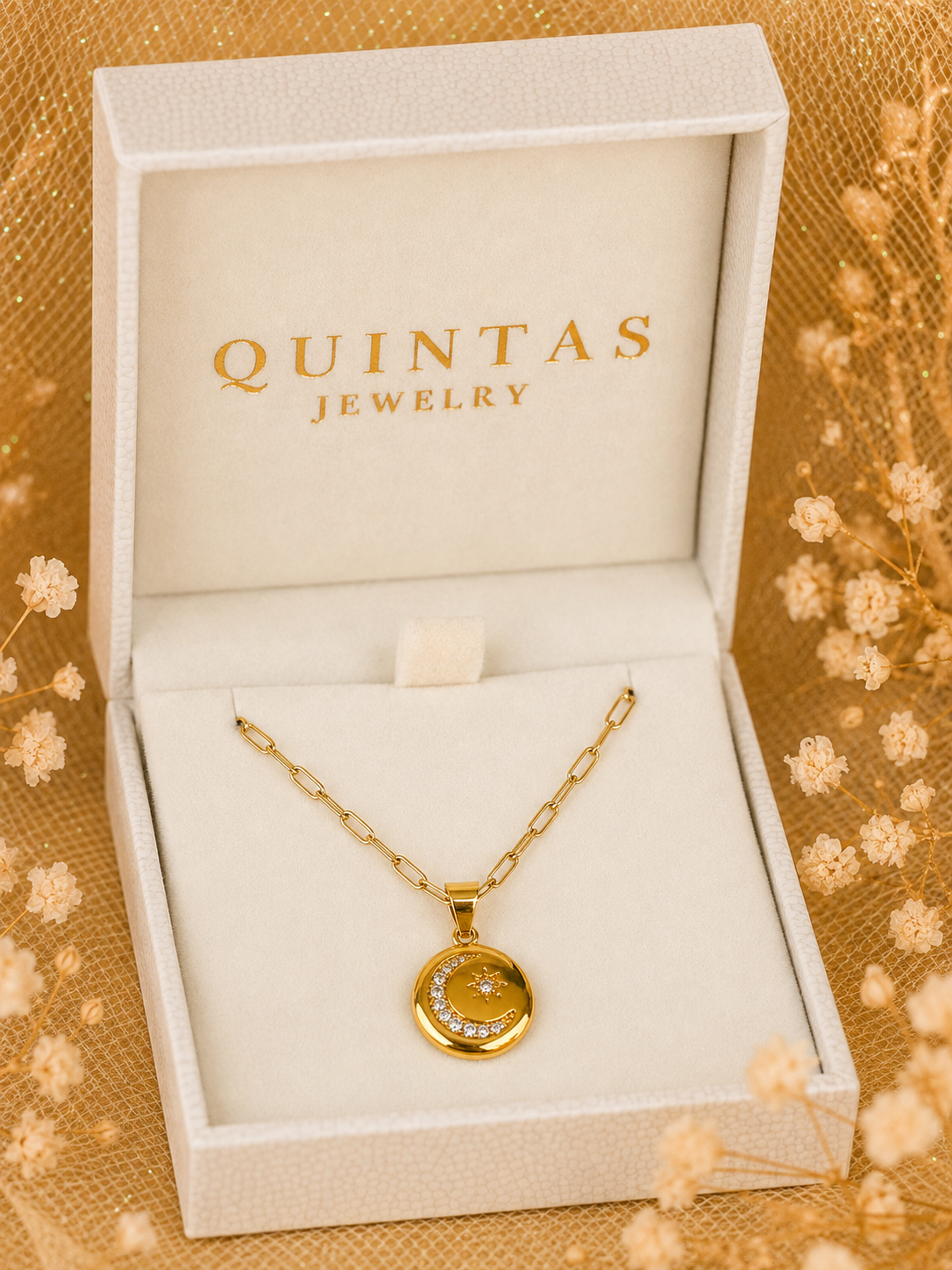 Guiding Star Medallion Necklace