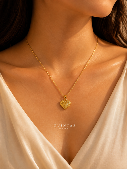 Soleil Heart Necklace