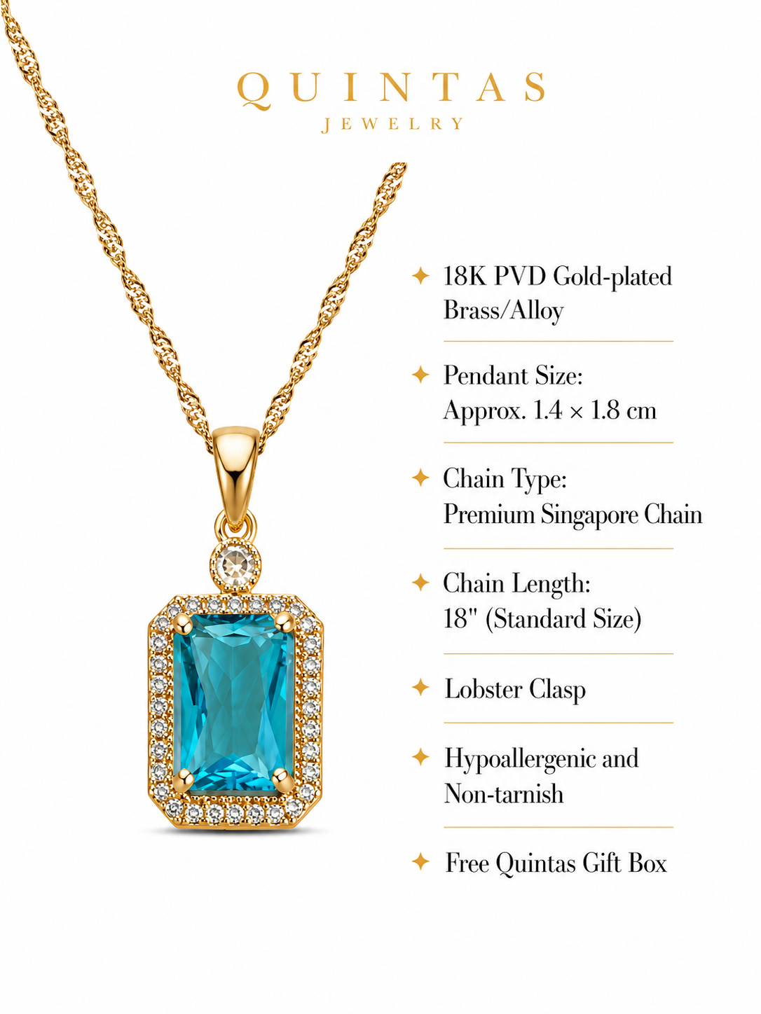 Celestia Gemstone Necklace