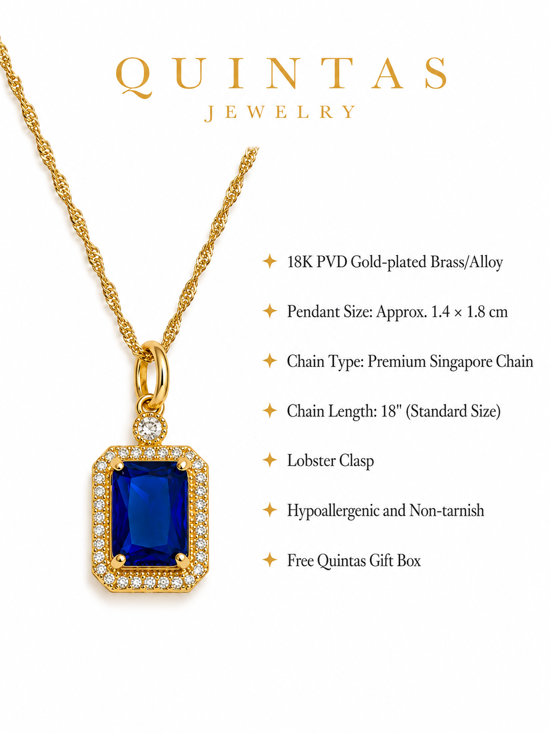 Celestia Gemstone Necklace
