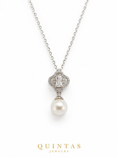 Margaux Pearl Drop Necklace