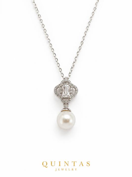 Margaux Pearl Drop Necklace